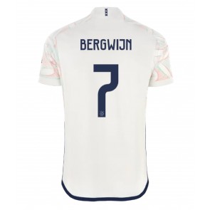 Lacne Muži Futbalové dres Ajax Steven Bergwijn #7 2023-24 Krátky Rukáv - Preč
